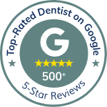 Top Rated Dentist on Google badge