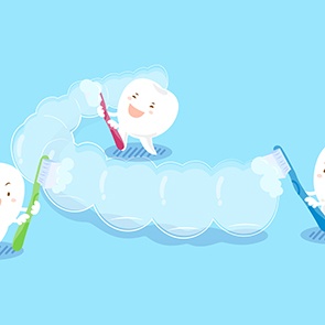 Teeth cleaning aligners