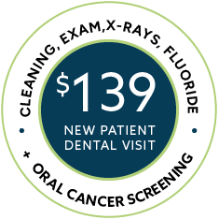 $139 new patient dental visit stamp