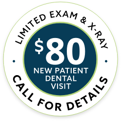 $80 new patient dental visit stamp