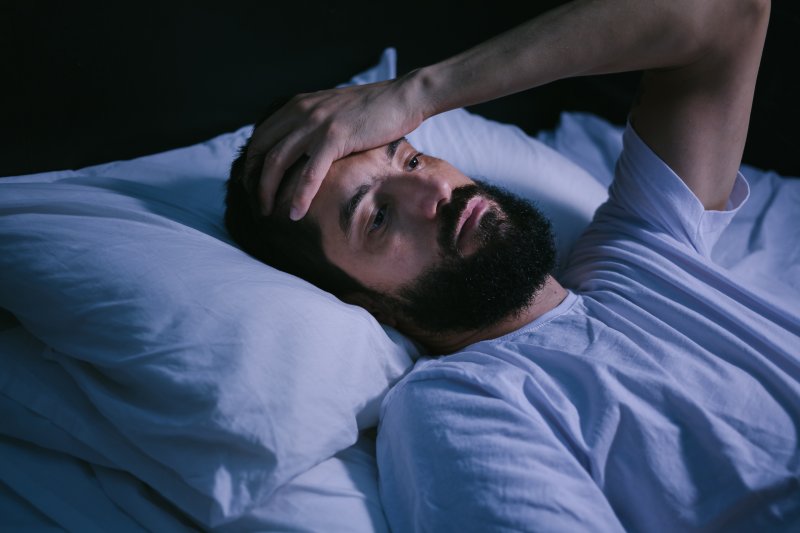 man with untreated sleep apnea